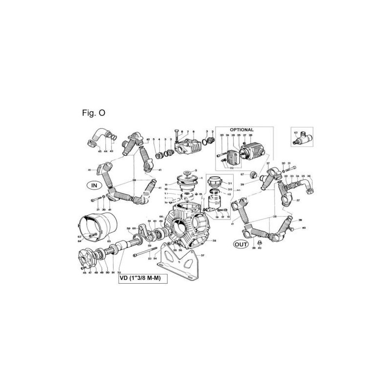 Bertolini Poly 2210 pump spare parts, KATALOG-POLY2210