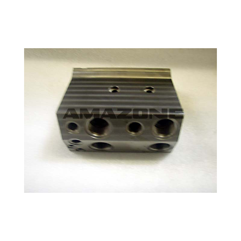 Verteilerblock Pendelrahmen SX links von SX00000144 bis SX00000154 / Anschlüsse G1/4 G1/2 G3/4 G1 1/ GD572, Amazone