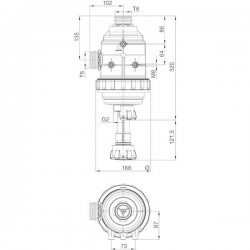 2Saugfilter 160-220 l/min T6 mit 50mesh-Ventil, ARAG