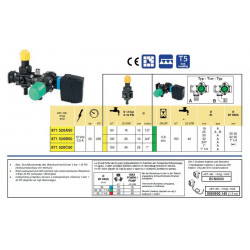 2Zawór główny z manualnym zaworem proporcjonalnym 100l/min