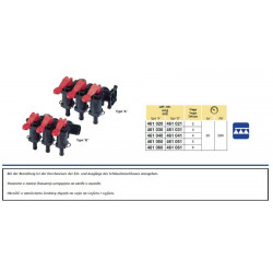 2Arag 3-Sektionsverteiler