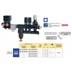 2Electric distributor for orchards, 2 sections, 20-40 bar, ARAG - for computer