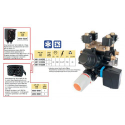 2Electromagnetic distributor 2, 4, 6 sections - orchard with main valve ARAG