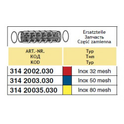2Saugfiltereinsatz 78x167, 50-Mesh ARAG