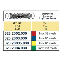 2Pressure filter insert  39x122, 50-mesh ARAG