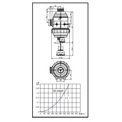 2Saugfilter 160-220 l/min 2″ mit Ventil, ARAG