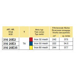 2Filtr ssący 160-220 l/min T6, ARAG