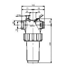 2Druckfilter 200-280 l/min T5 M/F, ARAG