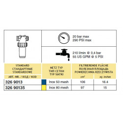 2Druckfilter 200-280 l/min 863(463), ARAG