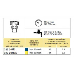 2Druckfilter 150-160 l/min T5 M/F, ARAG