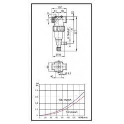 2Selbstreinigender Druckfilter 150-160 l/min 1&quot;F, ARAG