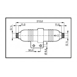 2Hochdruck-Messingfilter TORPEDA, ARAG