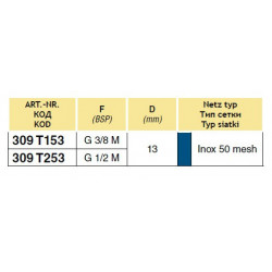 2Suction transparent minifilter  D.13, ARAG
