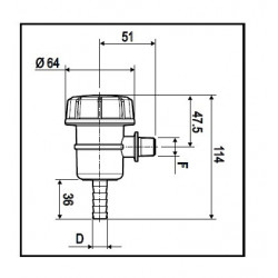 2Suction transparent minifilter  D.13, ARAG