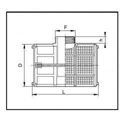 2Saugsieb 1 1/2&quot; 304361 Arag