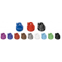 2Düse mit großem Druckbereich, integriert mit TEEJET XRC-Kappe