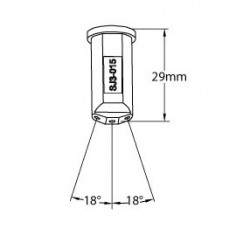 2TEEJET SJ3 3-Loch-Streuer für RSM