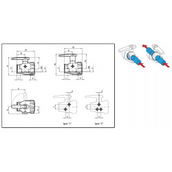 22-way ball valves 2″, ARAG