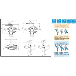 23-Wege-Kugelhahn T6, ARAG