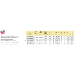 23-way ball electric valve side fork coupling, UHMW, ARAG