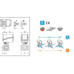 2Elektrischer 3-Wege-Kugelhahn, Gewindeanschluss seitlich, CANbus, ARAG