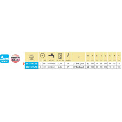 2Elektrischer 5-Wege-Kugelhahn, Flanschanschluss, UHMW, CANbus, ARAG