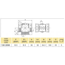 2ARAG 3&quot; T-Stück mit Innengewinde