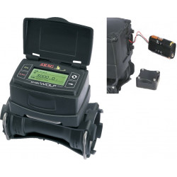 2Paddel-Durchflussmesser mit Digitalanzeige, batteriebetrieben, DIGIWOLF, ARAG
