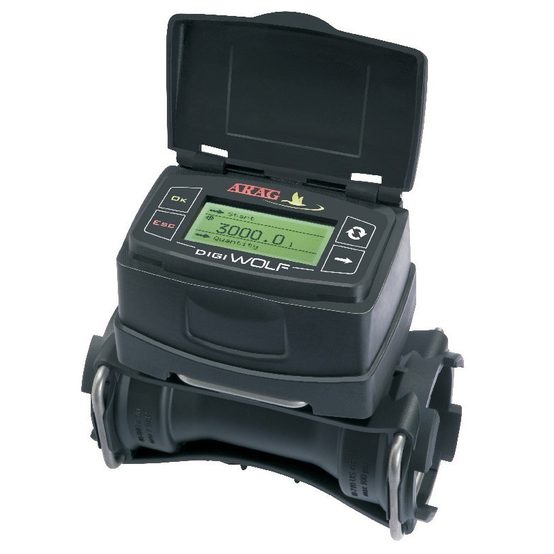 Paddle flow-meter with DIGIWOLF digital display baterry-powered models, DIGIWOLF, ARAG, 4627405A, 4627506A, 4627707A