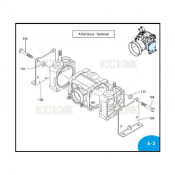 2Diaphragm holder  AR70BP 650661 Annovi Reverberi