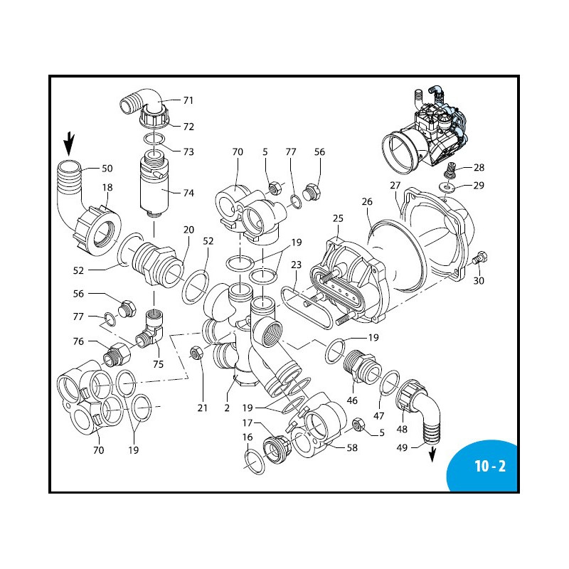 Valve Annovi Reverberi 115/1000 BP, 589050