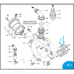 2Pump body  AR 215 bp 751800 Annovi Reverberi