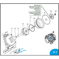 2Pump body  AR160bp/AR185bp 761010 Annovi Reverberi