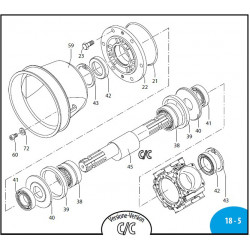 2Diaphragm  Saturflon AR160bp/AR185bp 550191 Annovi Reverberi