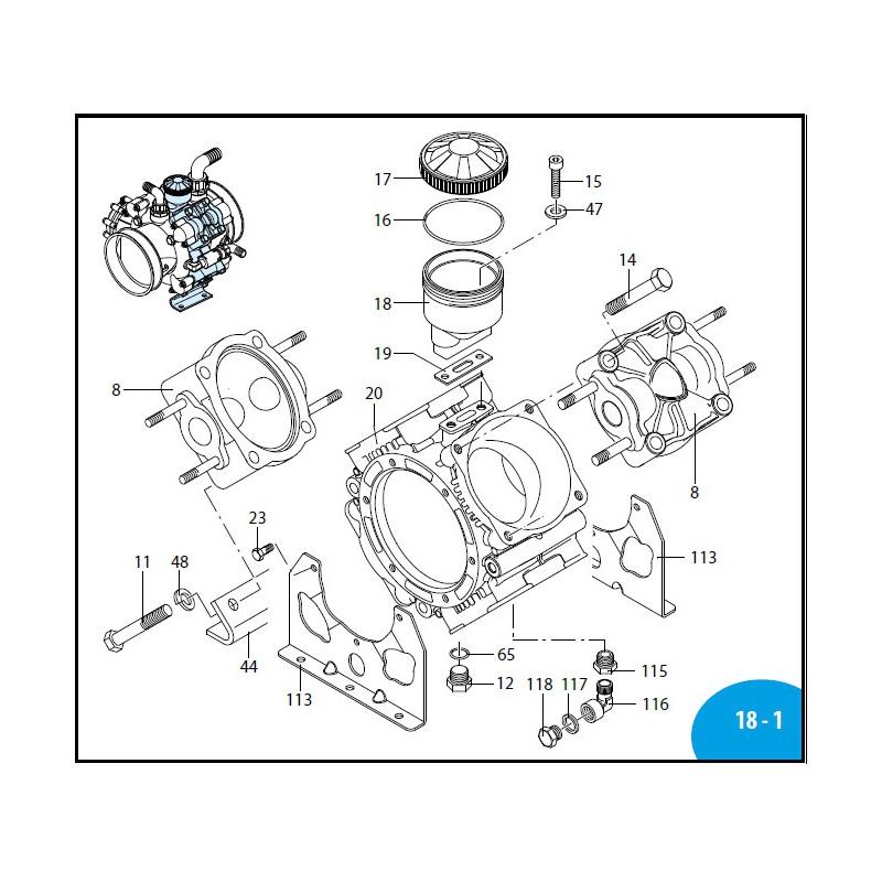 Elbow fi 40 AR 160 bp 3040430 Annovi Reverberi