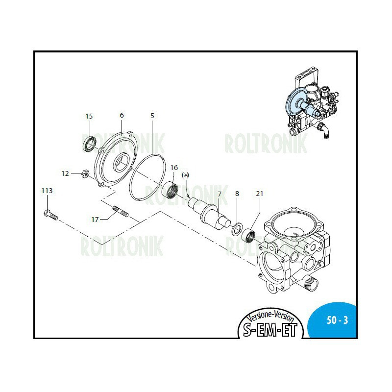 Pipe fi 8 AR203/AR252 800530 Annovi Reverberi