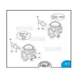 2Knopf AR203/AR252 800470 Annovi Reverberi