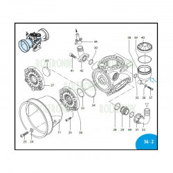 2Hub pin  Viton AR303/403  800091 Annovi Reverberi