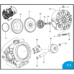 2Teile für die Annovi Reverberi AR 45 Pumpe