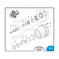 2Diaphragm  Viton AR503 620081 Annovi Reverberi