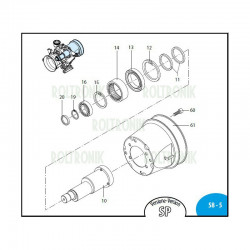 2Piston ring  AR503 160230 Annovi Reverberi