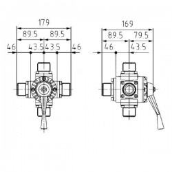 25-Wege-Kugelhahn 1 1/4″ VTDC1300