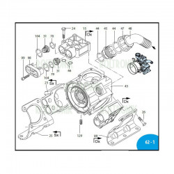 2Pump body  AR713 1800140 Annovi Reverberi