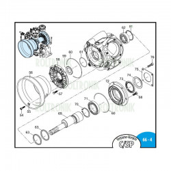 2Semi air chamber  AR903/AR1053/AR1203 2240481 Annovi Reverberi