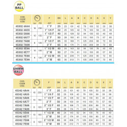 2Zawór kulowy 3-drożny 2"M - przyłącze dolne 453, ARAG