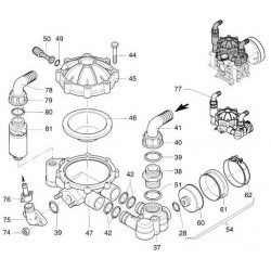 2Intake manifold AR30 620150 Annovi Reverberi