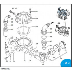 2Left cylinder head AR50 650102AV Annovi Reverberi