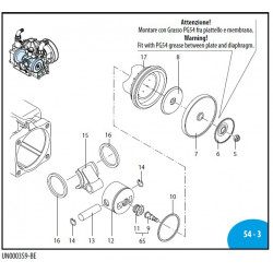 2Nakrętka 1” 1/4 G AR50 580060 Annovi Reverberi