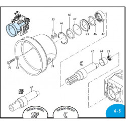 2Głowica cylindra prawa  AR70 550101AV Annovi Reverberi