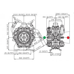 2Bertolini Poly 2300 VD Pumpe